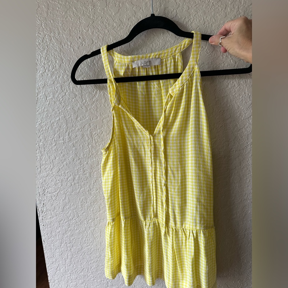 Yellow little summer top